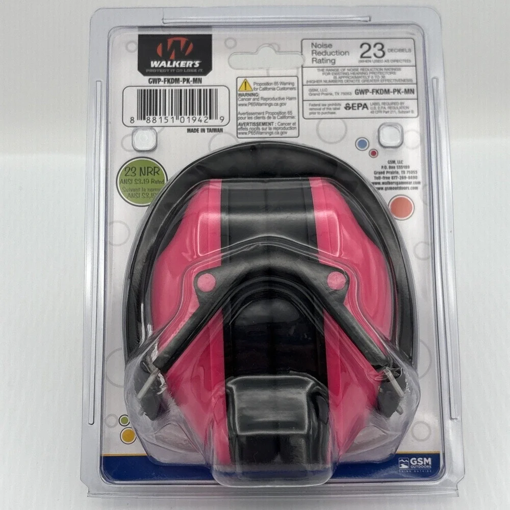 Walkers Game Ears Walkers Baby & Kid's Folding Ear Muffs in Pink